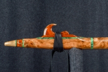Cherry Burl Native American Flute, Minor, Mid A-4, #S6B (4)